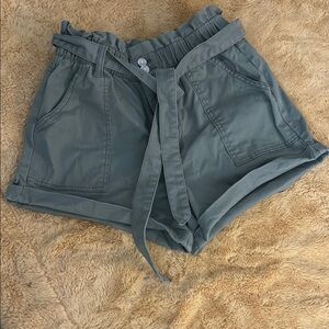Stylish Green Women's Shorts